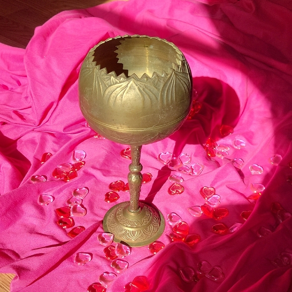 Other - Solid Brass Vintage Chalice Home Accent